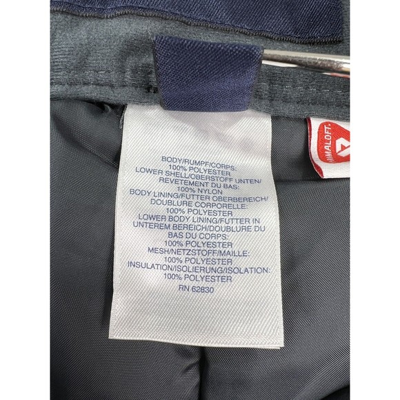 Lands End PrimaLoft Snow Ski Insulated Waterproof Pants Mens L (36-38) Black NWT - Picture 8 of 16